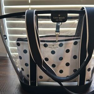 Kate Spade clear tote bag
